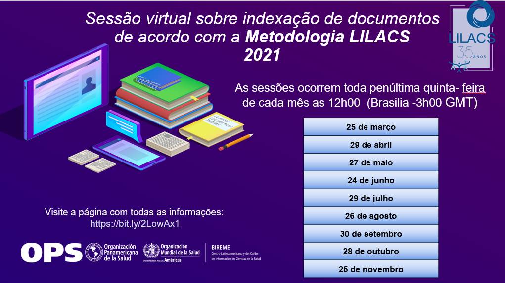 Capacitación sobre indización de documentos según la Metodología LILACS (2021)